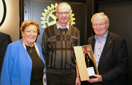 Mme Charmasson, Christian Guillarme et René Charmasson